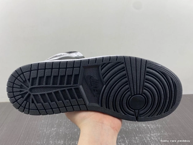Rep Husky Jordan DZ5485-010 Reverse Panda OG 1 Air High 0813